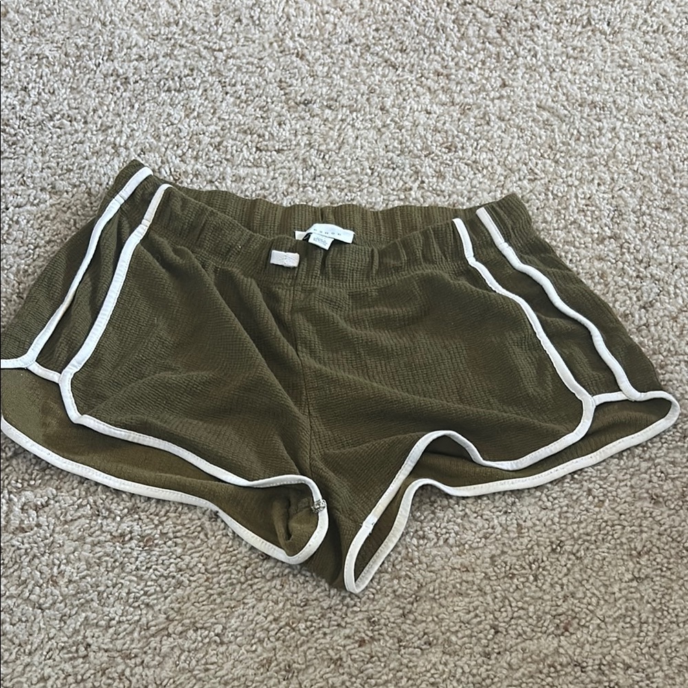 Olive Green Women's Shorts